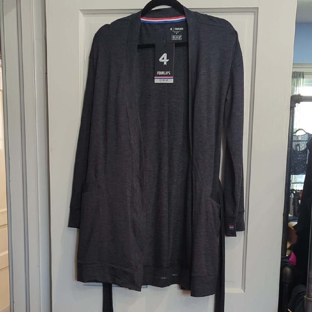 Fourlaps Women's Gray Cardigan